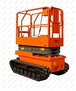 Подъемник ножничный передвижной самоходный 450 кг 8,0 м TOR GTJZ0810LD гусеничный (автономный)